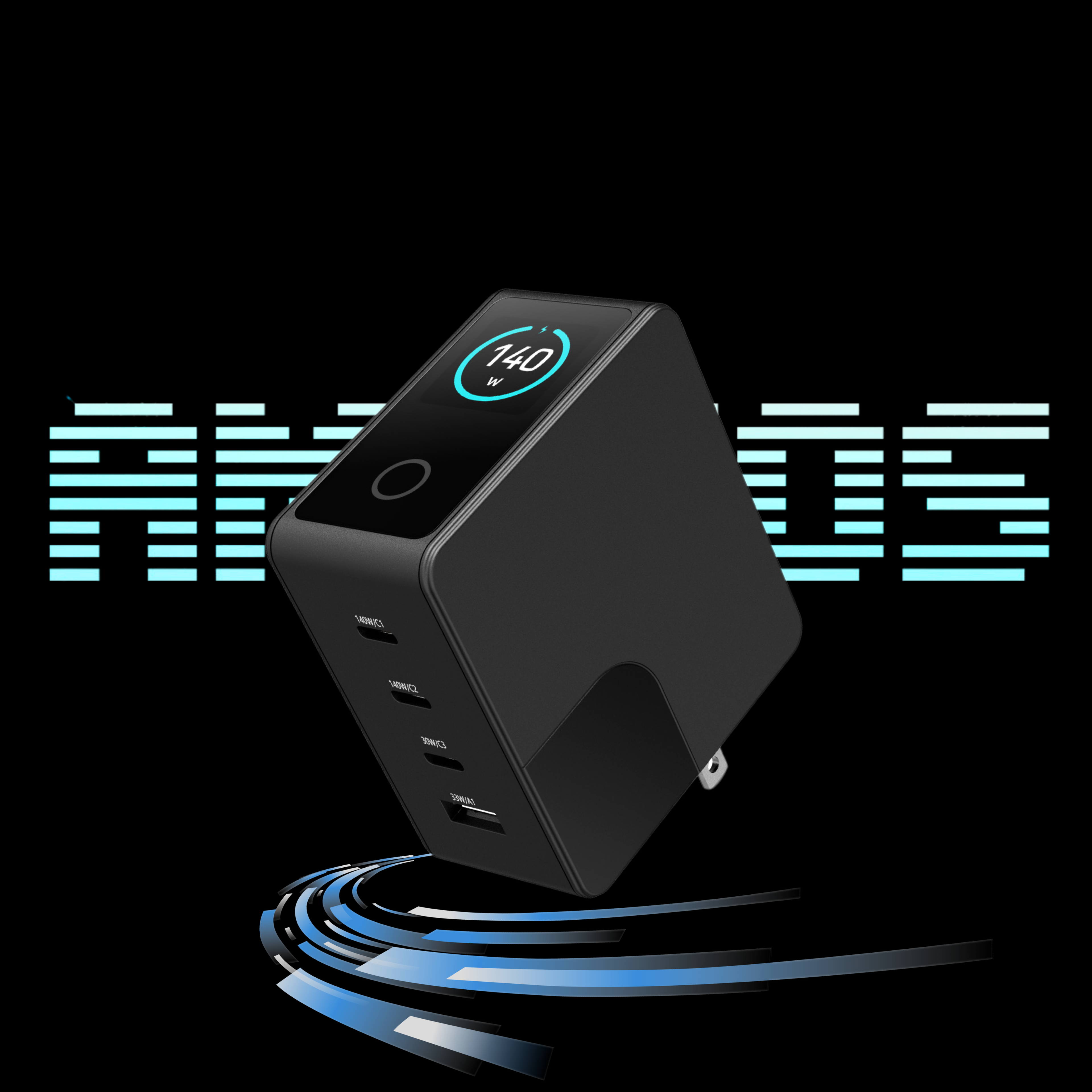 AMPSOS 140W GaN Fast Charger